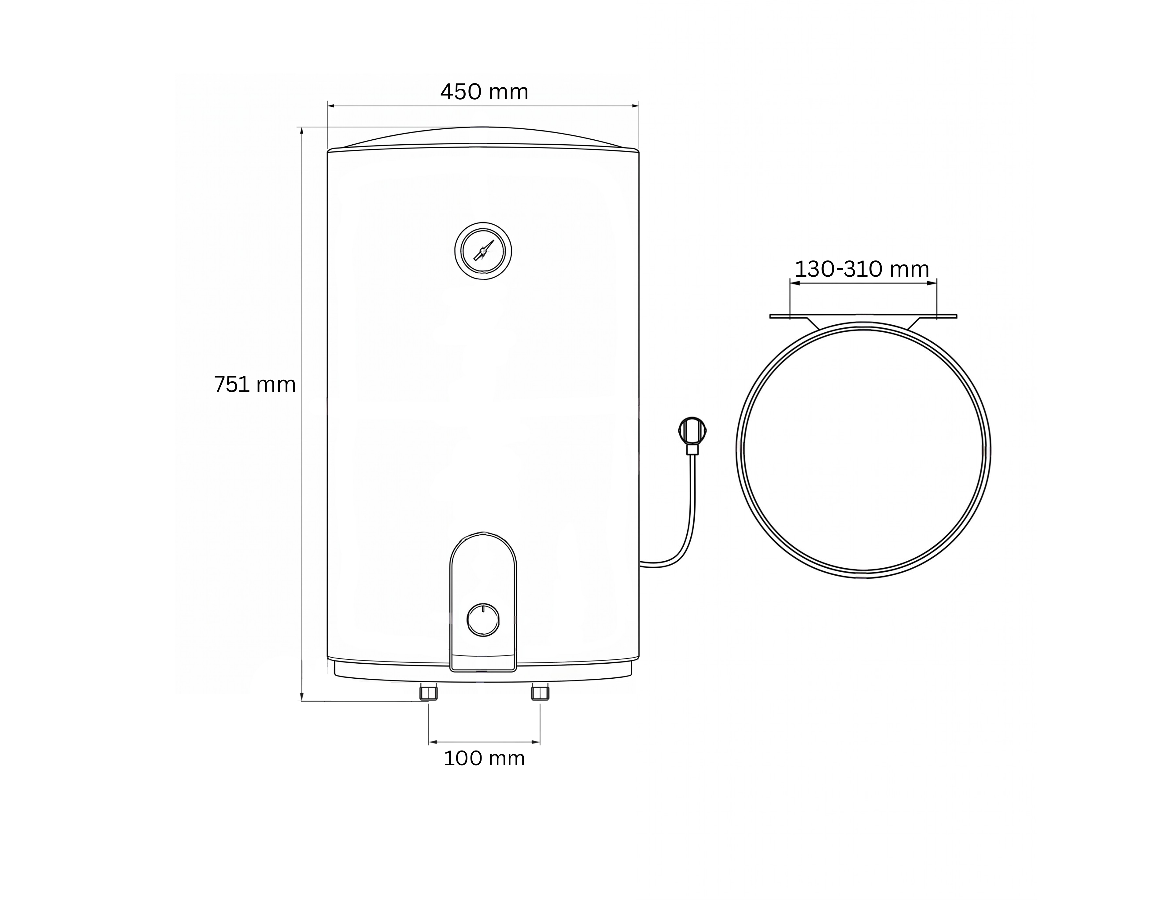 NGROHËS UJI (BOILER) MIDEA - FR