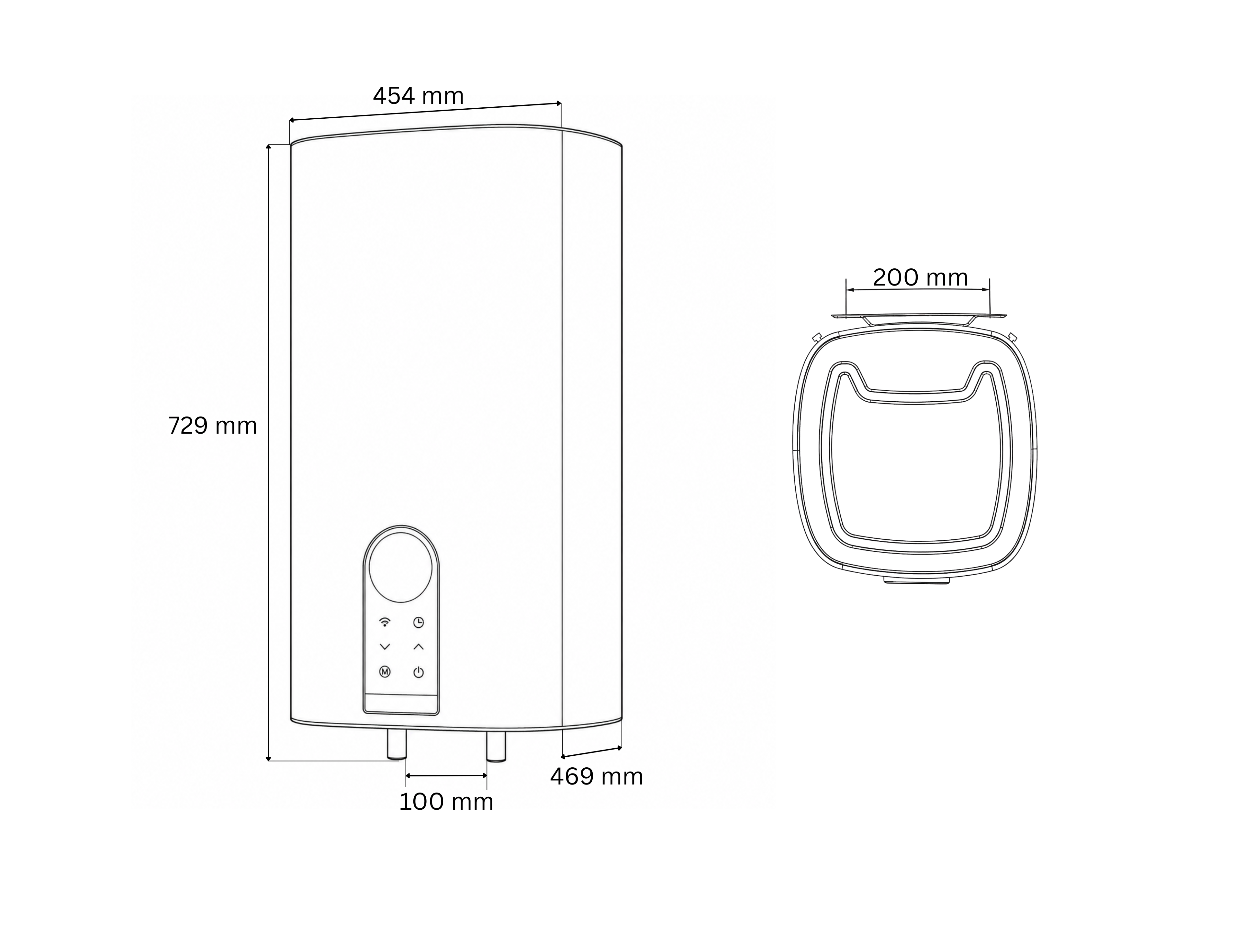 NGROHËS UJI (BOILER) MIDEA - EFTR
